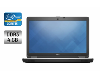 БУ Ноутбук Dell Latitude E6540 / 15.6&quot; (1366x768) TN / Intel Core i5-4310M (2 (4) ядра по 2.7 - 3.4 GHz) / 4 GB DDR3 / 240 GB SSD / Intel HD Graphics 4600 / WebCam / Windows 10 из Европы в Днепре