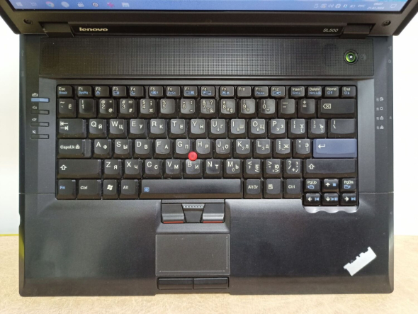 Ноутбук Lenovo ThinkPad SL500 / 15.4&quot; (1280x800) TN / Intel Celeron T3100 (2 ядра по 1.9 GHz) / 4 GB DDR2 / 120 GB SSD / Intel GMA Graphics X4500 / DVD-ROM - 10