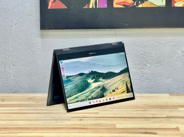 Ультрабук-трансформер Asus ZenBook Flip UX363EA / 13.3&quot; (1920x1080) IPS Touch / Intel Core i7-1165G7 (4 (8) ядра по 2.8 - 4.7 GHz) / 16 GB DDR4 / 1000 GB SSD / Intel Iris Xe Graphics / WebCam / Win 11 Home - 7