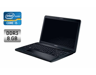 БУ Ноутбук Toshiba Satellite C660 / 15.6&quot; (1366x768) TN / Intel Core i5-2430M (2 (4) ядра по 2.4 - 3.0 GHz) / 8 GB DDR3 / 256 GB SSD / Intel HD Graphics 3000 / WebCam / DVD-RW из Европы в Днепре