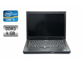 БУ Ноутбук Dell Latitude E6410 / 14&quot; (1366x768) TN / Intel Core i5-540M (2 (4) ядра по 2.53 - 3.07 GHz) / 4 GB DDR3 / 500 GB HDD / Intel HD Graphics / DVD-RW из Европы в Дніпрі