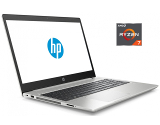 БУ Ноутбук HP ProBook 455R G6 / 15.6&quot; (1920x1080) IPS / AMD Ryzen 7 3700U (4 (8) ядра по 2.3 - 4.0 GHz) / 8 GB DDR4 / 512 GB SSD / AMD Radeon RX Vega 10 Graphics / WebCam из Европы в Днепре