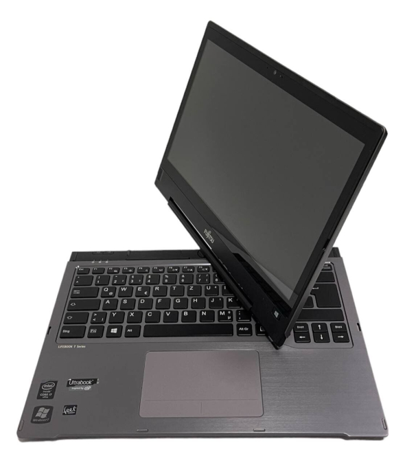 Ноутбук-трансформер Б-класс Fujitsu LifeBook T935 / 13.5&quot; (1920x1080) IPS Touch / Intel Core i7-5600U (2 (4) ядра по 2.6 - 3.2 GHz) / 8 GB DDR3 / 128 GB SSD / Intel HD Graphics 5500 / WebCam / HDMI / Windows 10 Pro / Без АКБ - 2