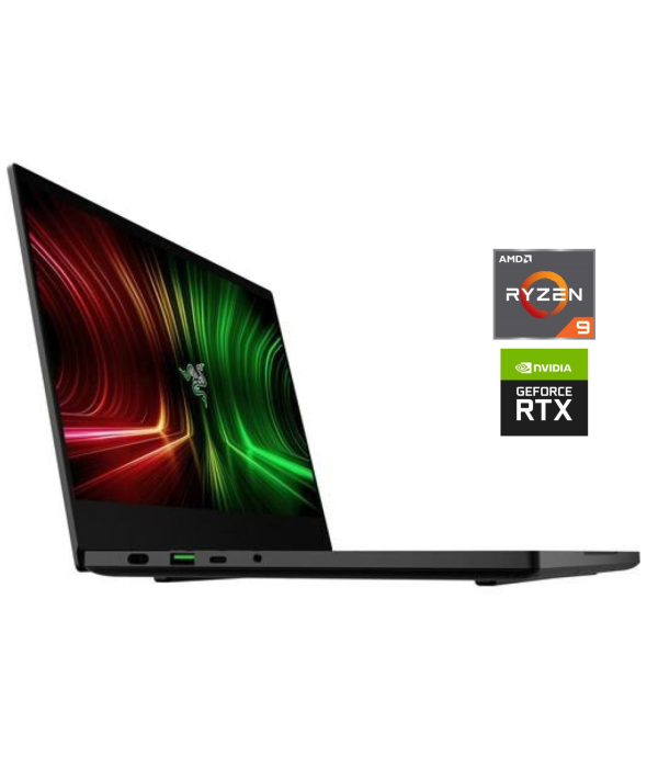 Игровой ноутбук Razer Blade 14 RZ09-0427 / 14&quot; (2560x1440) IPS / AMD Ryzen 9 6900HX (8 (16) ядер по 3.3 - 4.9 GHz) / 16 GB DDR5 / 512 GB SSD / nVidia GeForce RTX 3060, 6 GB GDDR6, 192-bit / WebCam - 1