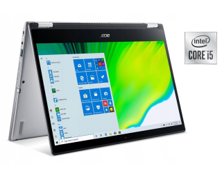 БУ Ноутбук-трансформер Acer Spin 3 SP314-54N x360 / 14&quot; (1920x1080) IPS Touch / Intel Core i5-1035G4 (4 (8) ядра по 1.1 - 3.7 GHz) / 8 GB DDR4 / 512 GB SSD / Intel Iris Plus Graphics / WebCam из Европы в Днепре