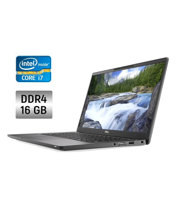 Ультрабук Б-класс Dell Latitude 7400 / 14&quot; (1920x1080) IPS / Intel Core i7-8665U (4 (8) ядра по 1.9 - 4.8 GHz) / 16 GB DDR4 / 512 GB SSD / Intel UHD Graphics 620 / WebCam / Windows 10 - 1