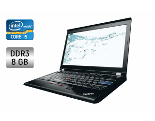 БУ Нетбук Lenovo X220 / 12.5&quot; (1366x768) IPS / Intel Core i5-2520M (2 (4) ядра по 2.5 - 3.2 GHz) / 8 GB DDR3 / 300 GB HDD / Intel HD Graphics 3000 / WebCam / Fingerprint из Европы в Дніпрі