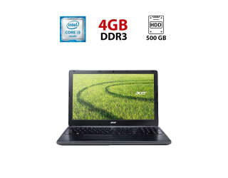 БУ Ноутбук Acer E1-570G / 15.6&quot; (1366x768) TN / Intel Core i3-3217U (2 (4) ядра по 1.8 GHz) / 4 GB DDR3 / 500 GB HDD / Intel HD Graphics 4000 / WebCam из Европы в Днепре