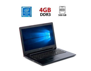 БУ Ноутбук Lenovo G50-70 / 15.6&quot; (1366x768) TN / Intel Celeron 2957U (2 ядра по 1.4 GHz) / 4 GB DDR3 / 500 GB HDD / Intel HD Graphics / WebCam из Европы в Днепре