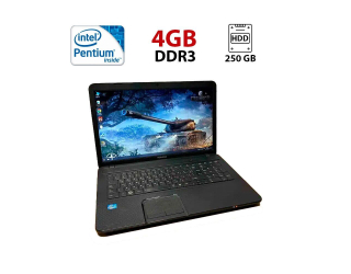 БУ Ноутбук Toshiba Satellite C870 / 17.3&quot; (1600x900) TN / Intel Pentium B960 (2 ядра по 2.2 GHz) / 4 GB DDR3 / 250 GB HDD / Intel HD Graphics / WebCam из Европы