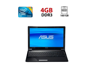БУ Ноутбук Asus Ul50VT / 15.6&quot; (1366x768) TN / Intel Core 2 Duo SU7300 (2 ядра по 1.3 GHz) / 4 GB DDR3 / 160 GB HDD / Intel HD Graphics / WebCam из Европы в Дніпрі