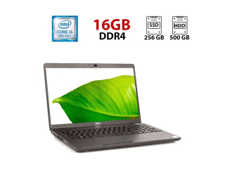 БУ Ноутбук Б-класс Dell Latitude 5501 / 15.6&quot; (1920x1080) IPS / Intel Core i5-9400H (4 (8) ядра по 2.5 - 4.3 GHz) / 16 GB DDR4 / 256 GB SSD + 500 GB HDD / Intel UHD Graphics 630 / WebCam из Европы