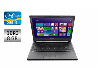 БУ Ноутбук Lenovo 80KY / 14&quot; (1366x768) TN / Intel Core i3-4005U (2 (4) ядра по 1.7 GHz) / 8 GB DDR3 / 240 GB SSD / Intel HD Graphics 4400 / WebCam / HDMI из Европы в Дніпрі