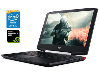БУ Игровой ноутбук Б-класс Acer Aspire VX5-591G-75RM / 15.6&quot; (1920x1080) IPS / Intel Core i7-7700HQ (4 (8) ядра по 2.8 - 3.8 GHz) / 16 GB DDR4 / 256 GB SSD / nVidia GeForce GTX 1050 Ti, 4 GB GDDR5, 128-bit / WebCam / Win 10 Home из Европы в Дніпрі