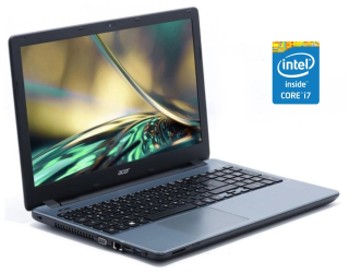 БУ Ноутбук Acer Aspire E5-571-7776 / 15.6&quot; (1366x768) TN / Intel Core i7-4510U (2 (4) ядра по 2.0 - 3.1 GHz) / 8 GB DDR3 / 240 GB SSD / Intel HD Graphics 4400 / WebCam / Win 10 Home из Европы в Днепре