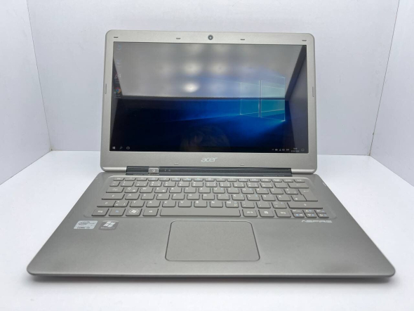 Ультрабук Acer Aspire S3 / 13.3&quot; (1366x768) TN / Intel Core i5-2467M (2 (4) ядра по 1.6 - 2.3 GHz) / 4 GB DDR3 / 120 GB SSD / Intel HD Graphics 3000 / WebCam - 2
