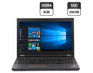 БУ Ноутбук Lenovo ThinkPad L570 / 15.6&quot; (1366x768) TN / Intel Core i3-7100U (2 (4) ядра по 2.4 GHz) / 8 GB DDR4 / 256 GB SSD / Intel HD Graphics 520 / WebCam из Европы в Днепре