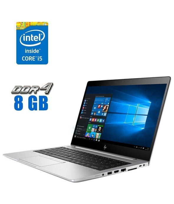 Ультрабук HP EliteBook 840 G6 / 14&quot; (1920x1080) IPS / Intel Core i5-8250U (4 (8) ядра по 1.6 - 3.4 GHz) / 8 GB DDR4 / 240 GB SSD / Intel UHD Graphics 620 / WebCam - 1