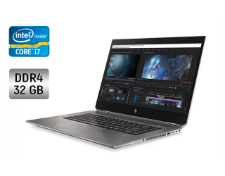 БУ Ультрабук HP ZBook Studio G5 / 15.6&quot; (1920x1080) IPS / Intel Core i7-9750H (6 (12) ядер по 2.6 - 4.5 GHz) / 32 GB DDR4 / 512 GB SSD / Intel UHD Graphics 630 / WebCam / Fingerprint из Европы в Дніпрі