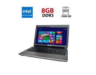 БУ Ноутбук Medion Akoya P6638 / 15.6&quot; (1366x768) TN / Intel Core i3-3110M (2 (4) ядра по 2.4 GHz) / 8 GB DDR3 / 1000 GB HDD / nVidia GeForce GT 635M, 1 GB DDR3, 128-bit / WebCam из Европы в Днепре