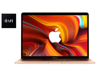 БУ Ультрабук Apple MacBook Air 13 2020 A2337 / 13.3&quot; (2560x1600) IPS / Apple M1 (8 ядер по 2.1 - 3.2 GHz) / 16 GB DDR3 / 512 GB SSD / Apple M1 Graphics / WebCam / MacOS из Европы в Дніпрі