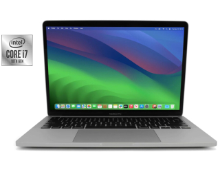 БУ Ультрабук Apple MacBook Pro 13 2020 A2251 / 13.3&quot; (2560x1600) IPS / Intel Core i7-1068NG7 (4 (8) ядра по 2.3 - 4.1 GHz) / 32 GB DDR4 / 512 GB SSD / Intel Iris Plus Graphics / WebCam / MacOS из Европы в Днепре