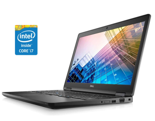 БУ Ноутбук Dell Latitude 5590 / 15.6&quot; (1920x1080) IPS / Intel Core i7-8650U (4 (8) ядра по 1.9 - 4.2 GHz) / 16 GB DDR4 / 256 GB SSD / Intel UHD Graphics 620 / WebCam / Win 10 Pro из Европы в Днепре