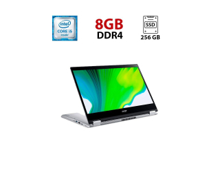 БУ Ноутбук-трансформер Acer Spin 3 SP314-54N / 14&quot; (1920x1080) IPS Touch / Intel Core i5-1035G4 (4 (8) ядра по 1.1 - 3.7 GHz) / 8 GB DDR4 / 256 GB SSD / Intel Iris Plus Graphics / WebCam из Европы в Днепре