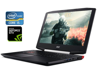 БУ Игровой ноутбук Acer Aspire VX5-591G / 15.6&quot; (1920x1080) IPS / Intel Core i5-7300HQ (4 ядра по 2.5 - 3.5 GHz) / 16 GB DDR4 / 256 GB SSD M.2 / nVidia GeForce GTX 1050 Ti, 4 GB GDDR5, 128-bit / WebCam / Win 10 из Европы в Дніпрі