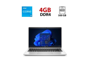 БУ Ноутбук HP Probook 640 G4 / 14&quot; (1366x768) TN / Intel Core i5-8250U (4 (8) ядра по 1.6 - 3.4 GHz) / 4 GB DDR4 / 500 GB HDD / Intel UHD Graphics 620 / WebCam из Европы в Днепре