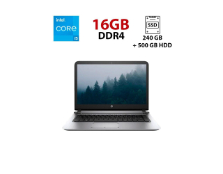 БУ Ноутбук HP ProBook 640 G5 / 14&quot; (1366x768) TN / Intel Core i5-8265U (4 (8) ядра по 1.6 - 3.9 GHz) / 16 GB DDR4 / 240 GB SSD + 500 GB HDD / Intel UHD Graphics 620 / WebCam из Европы в Дніпрі
