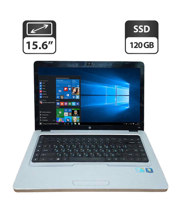 Ноутбук Б-класс HP G62 / 15.6&quot; (1366x768) TN / Intel Core i5-460M (2 (4) ядра по 2.53 - 2.8 GHz) / 4 GB DDR3 / 120 GB SSD / Intel HD Graphics / WebCam / VGA / АКБ - 1