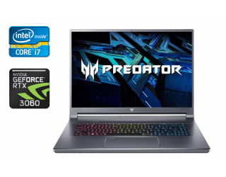 БУ Игровой ноутбук Acer Predator Triton 500 SE / 16&quot; (2560x1600) IPS / Intel Core i7-11800H (8 (16) ядер по 2.3 - 4.6 GHz) / 16 GB DDR4 / 512 GB SSD / nVidia GeForce RTX 3060, 6 GB GDDR6, 192-bit / WebCam / Windows 10 из Европы в Дніпрі