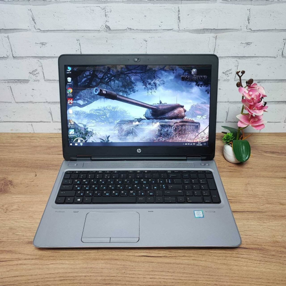 Ноутбук Б-класс HP ProBook 650 G3 / 15.6&quot; (1366x768) TN / Intel Core i5-7200U (2 (4) ядра по 2.5 - 3.1 GHz) / 16 GB DDR4 / 240 GB SSD / Intel HD Graphics 620 / WebCam / VGA / АКБ - 2