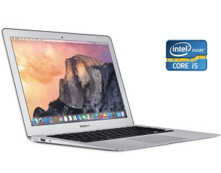 БУ Нетбук Apple MacBook Air 11 A1465 2015 / 11&quot; (1366x768) IPS / Intel Core i5-5250U (2 (4) ядра по 1.6 - 2.7 GHz) / 8 GB DDR4 / 256 GB SSD / Intel HD Graphics 6000 / WebCam / MacOS из Европы в Дніпрі