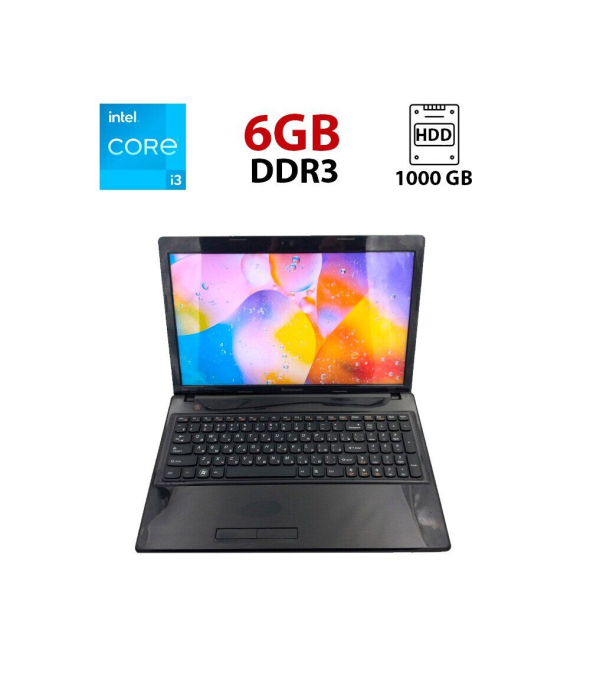 Ноутбук Lenovo Ideapad G585 / 15.6&quot; (1366x768) TN / Intel Core i3-3120M (2 (4) ядра по 2.5 GHz) / 6 GB DDR3 / 1000 GB HDD / Intel HD Graphics 4000 / USB 3.0 / WebCam - 1