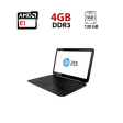 Ноутбук HP 255 / 15.6" (1366x768) TN / AMD E1-1500 (2 ядра по 1.5 GHz) / 4 GB DDR3 / 120 GB SSD / AMD Radeon HD 7310 / WebCam - 1
