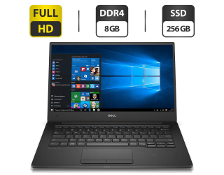 БУ Ультрабук Dell Latitude 7370 / 13.3&quot; (1920x1080) IPS / Intel Core m5-6Y57 (2 (4) ядра по 1.1 - 2.8 GHz) / 8 GB DDR3 / 256 GB SSD / Intel HD Graphics 515 / WebCam / Windows 10 Pro из Европы в Дніпрі