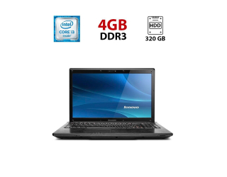 БУ Ноутбук Б-класс Lenovo G560 / 15.6&quot; (1366x768) TN / Intel Core i3-350M (2 (4) ядра по 2.26 GHz) / 4 GB DDR3 / 320 GB HDD / Intel HD Graphics / WebCam из Европы в Днепре