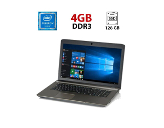БУ Ноутбук Medion Akoya E7225 / 17.3&quot; (1600x900) TN / Intel Celeron N2940 (4 ядра по 1.83 - 2.25 GHz) / 4 GB DDR3 / 128 GB SSD / Intel HD Graphics / WebCam из Европы в Днепре