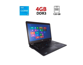 БУ Ультрабук Dell Latitude E7440 / 14&quot; (1366x768) TN / Intel Core i5-4300U (2 (4) ядра по 1.9 - 2.9 GHz) / 4 GB DDR3 / 120 GB SSD / Intel HD Graphics 4400 / WebCam из Европы в Дніпрі