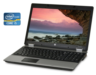 БУ Ноутбук Б-класс HP ProBook 6550b / 15.6&quot; (1366x768) TN / Intel Core i5-430M (2 (4) ядра по 2.26 - 2.53 GHz) / 4 GB DDR3 / 120 GB SSD / Intel HD Graphics / WebCam / Win 10 Corp из Европы в Днепре