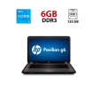 Ноутбук HP Pavilion G6-1217sg / 15.6" (1366x768) TN / Intel Core i5-2430M (2 (4) ядра по 2.4 - 3.0 GHz) / 4 GB DDR3 / 120 GB SSD / AMD Radeon HD 6470M, 1 GB DDR3, 64-bit / WebCam - 1