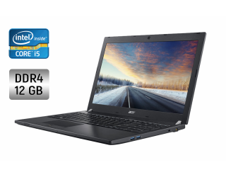 БУ Ноутбук Acer Travelmate P658-M / 15.6&quot; (1366x768) TN / Intel Core i5-6200U (2 (4) ядра по 2.3 - 2.8 GHz) / 12 GB DDR4 / 256 GB SSD / Intel HD Graphics 520 / WebCam / Fingerprint + Беспроводная мышка из Европы в Днепре