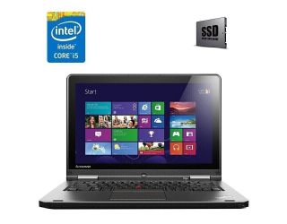 БУ Ультрабук Б-класс Lenovo Thinkpad S1 Yoga / 12.5&quot; (1920x1080) IPS Touch / Intel Core i7-5600U (2 (4) ядра по 2.6 - 3.2 GHz) / 8 GB DDR3 / 240 GB SSD / Intel HD Graphics 5500 / WebCam из Европы в Дніпрі