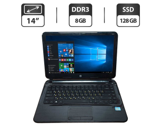 БУ Ноутбук Б-класс HP 14-b005ed / 14&quot; (1366x768) TN / Intel Core i3-2367M (2 (4) ядра по 1.4 GHz) / 8 GB DDR3 / 128 GB SSD / Intel HD Graphics 3000 / WebCam / HDMI из Европы в Днепре