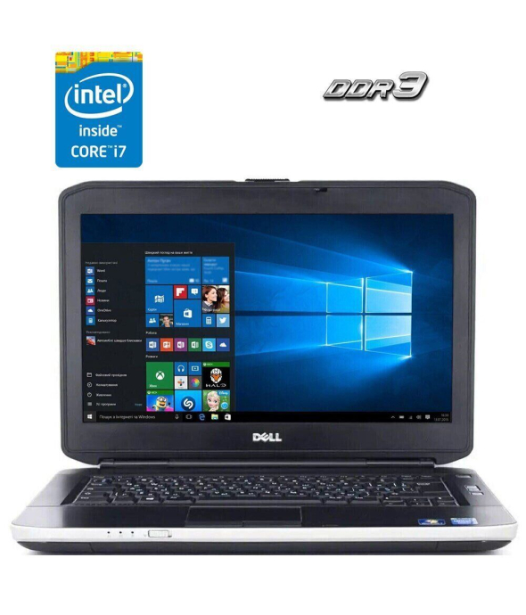 Ноутбук Б-класс Dell Latitude E5430 / 14&quot; (1366x768) TN / Intel Core i7-3540M (2 (4) ядра по 3.0 - 3.7 GHz) / 8 GB DDR3 / 120 GB SSD / Intel HD Graphics 4000 / WebCam - 1