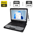 Защищенный нетбук-трансформер Б-класс Panasonic ToughBook CF-20 MK2 / 10.1" (1920x1200) IPS Touch / Intel Core m5-6Y57 (2 (4) ядра по 1.1 - 2.8 GHz) / 8 GB DDR3 / 256 GB SSD / Intel HD Graphics 615 / WebCam 2 MP + 8 MP / Windows 11 Pro + Стилус - 1