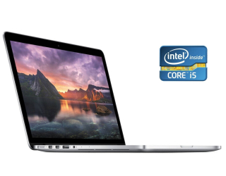 БУ Ультрабук Б-класс Apple MacBook Pro 13 A1502 2015 / 13.3&quot; (2560x1600) IPS / Intel Core i5-5257U (2 (4) ядра по 2.7 - 3.1 GHz) / 8 GB DDR3 / 250 GB SSD / Intel Iris Graphics 6100 / WebCam / MacOS из Европы в Днепре