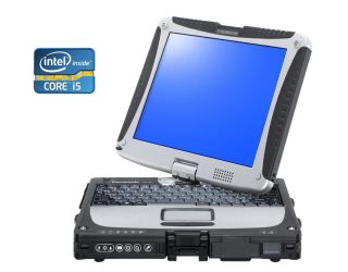 БУ Защищенный ноутбук-трансформер Panasonic Toughbook CF-19 / 10.1&quot; (1024x768) TN / Intel Core i5-3210M (2 (4) ядер по 2.5 - 3.1 GHz) / 12 GB DDR3 / 480 GB SSD / Intel HD Graphics 4000 / Win 10 Pro из Европы в Днепре